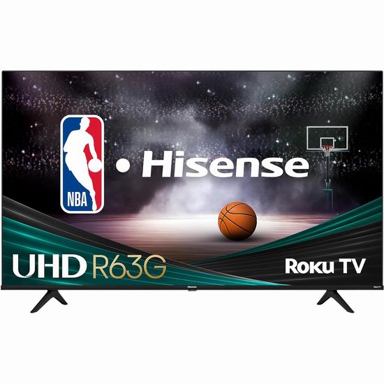  历史最低价！Hisense 海信 55R63G 55英寸 4K超高清 UHD HDR Roku 智能电视 398加元包邮！