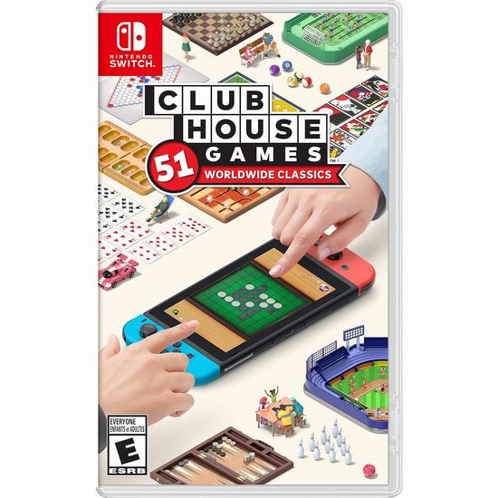  历史新低！《Clubhouse Games: 51 Worldwide Classics 世界游戏大全51》Switch版游戏6折 29.96加元！