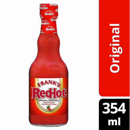  历史新低！Frank's RedHot 美式甜椒辣椒酱（354ml）5.8折 2.63加元！烤鸡腿、炒虾、烤比萨、做意面必备！4款可选！