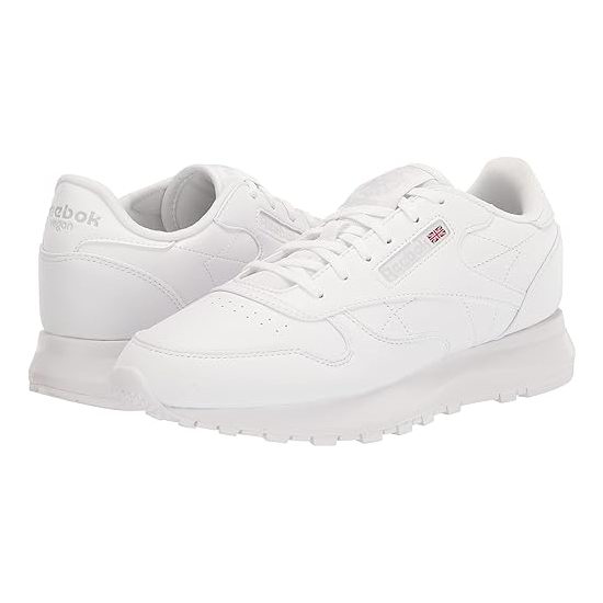  Reebok Classics 女式经典真皮复古小白鞋5折 54.98加元包邮！