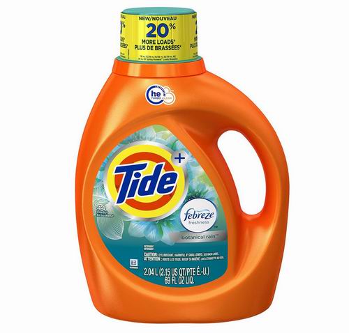  Tide Plus  Febreze Freshness HE Turbo Clean洗衣液2.04升 8.87加元（原价 13.99加元）