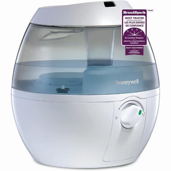 Honeywell HUL520WC MistMate 1.9升超声波加湿器6.5折 35.88加元包邮！