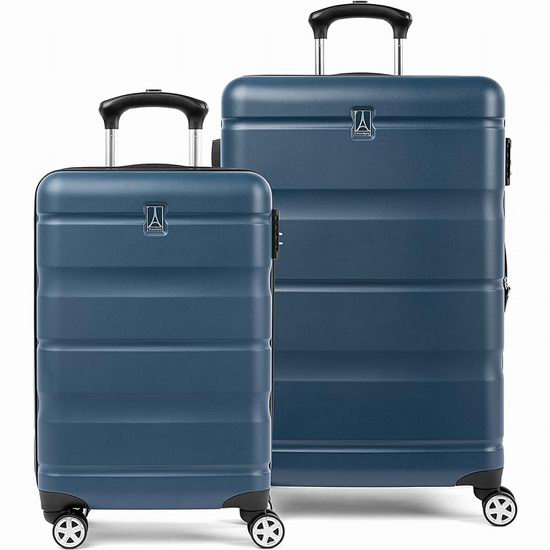 白菜价！Travelpro Runway 21+27英寸 高颜值 可扩展 抗划痕 硬壳拉杆行李箱2件套3.4折 161.4加元包邮！2色可选！
