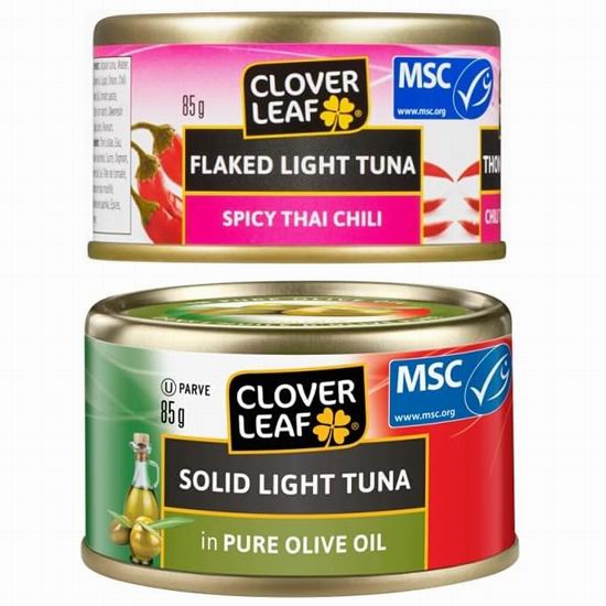  历史新低！Clover Leaf 橄榄油浸 金枪鱼罐头（85克 x 48罐）5.2折 46.56加元包邮！单罐仅0.97加元！