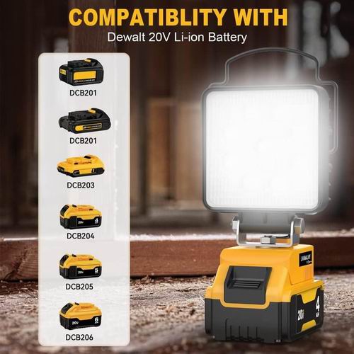  史低价！Dewalt  便携式 LED 工作灯 25.19加元（原价 47.99加元）