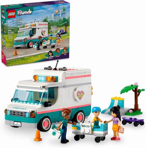  LEGO 乐高 42613 心湖城医院救护车 34.58加元限量特卖（原价 44.99加元）