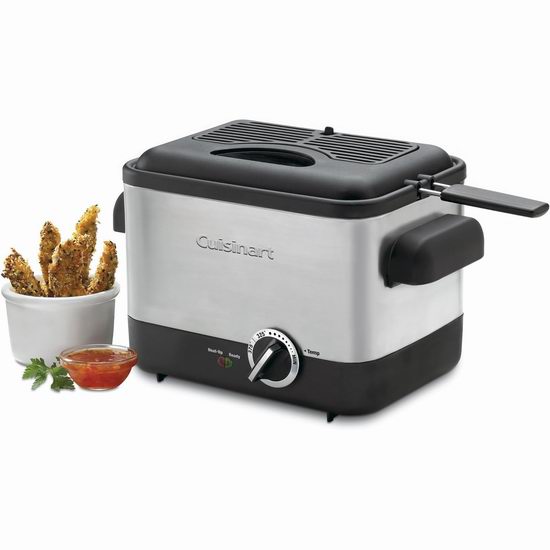  历史新低！Cuisinart CDF-100C 紧凑型电油炸锅5.5折 49.97加元包邮！