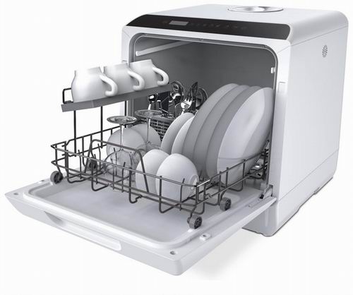  Hermitlux 便携式台面洗碗机 带水箱 384.99加元（原价 459.99加元）
