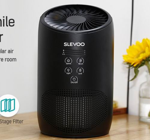  Slevoo  H13 True HEPA 家用空气净化器 54.99加元（原价 79.99加元）！2色可选