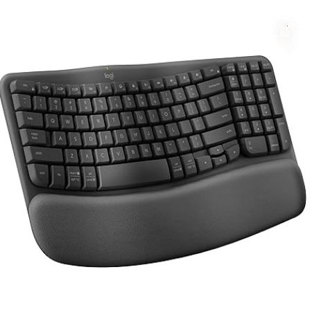  史低价！Logitech Wave Keys 无线人体工程学键盘 59.98加元（原价 79.99加元）