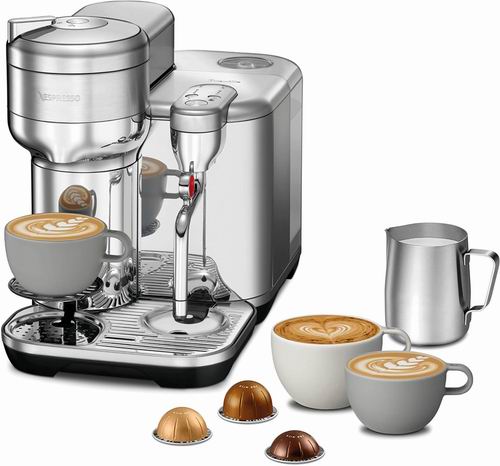  史低价！Nespresso Creatista 意式胶囊奶泡一体咖啡机799.99加元（原价 1099.99加元）！3款可选