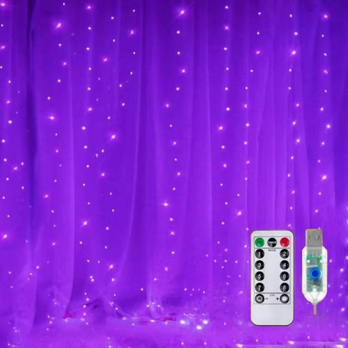  Jezoll 2024年新款童话卧室 300 LED窗帘灯 13.99-14.99加元限量特卖（原价 19.99加元）！6款可选