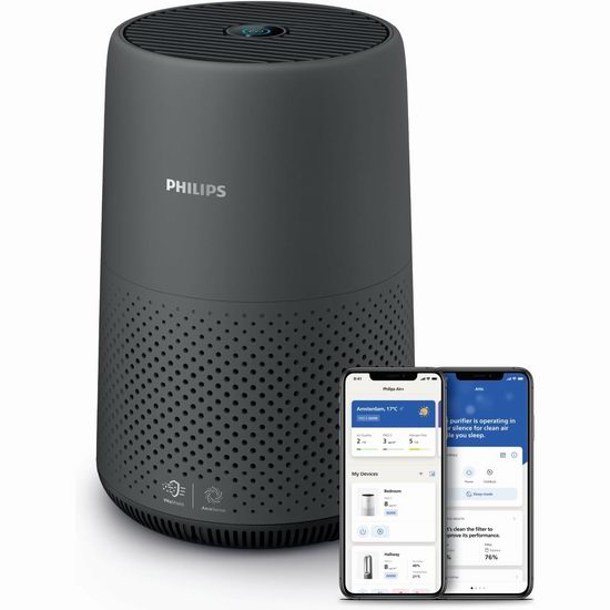  PHILIPS 飞利浦 AC0850/41 800系列 智能空气净化器4.6折 109.99加元包邮！