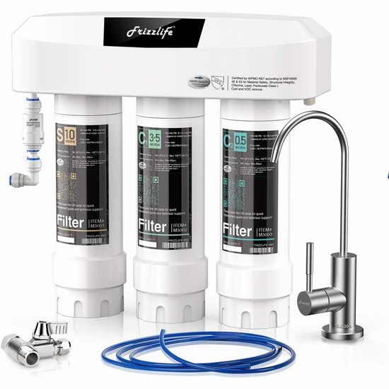  Frizzlife SP99 6级过滤 家用水过滤系统 159.99加元（原价 199.99加元）！保留有益矿物质！
