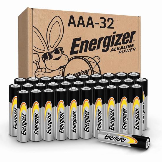  历史新低！Energizer 劲量 AAA 高能碱性电池32颗装7折 19.9加元！