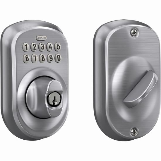  Schlage 西勒奇 BE365 PLY 716 家用密码门锁6.1折 110加元起包邮！多款可选！