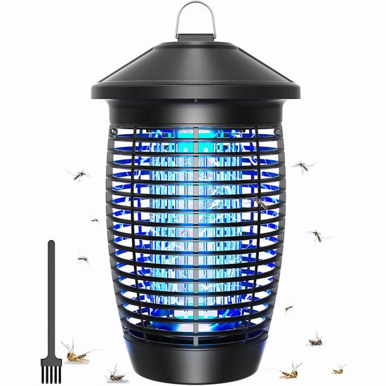  TMACTIME 4500V 20W 室内/室外 灭杀蚊蝇飞虫 高压灭蚊灯 39.99加元（原价 62.99加元）
