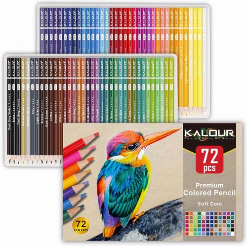  KALOUR 彩色铅笔72支 19.99加元（原价 24.99加元）