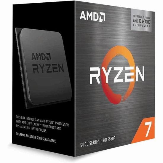  AMD Ryzen 锐龙7 5800X3D 游戏处理器7.4折 359加元包邮！