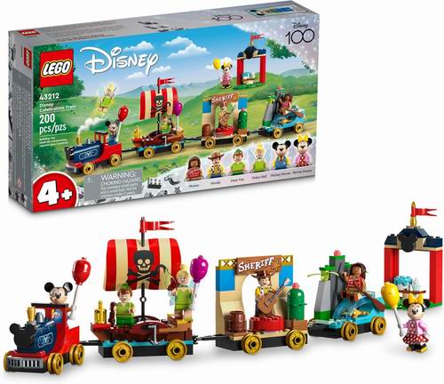  史低价！LEGO 乐高  43212 迪士尼100庆经典火车欢庆积木玩具 34.98加元（原价 49.99加元）