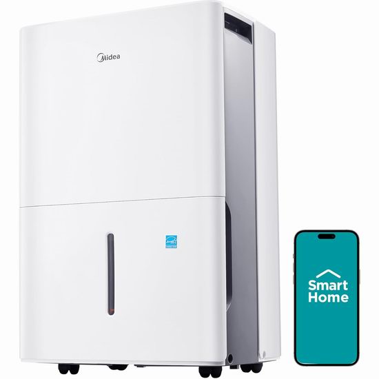  Midea 美的 35品脱 Wifi智能除湿机7.6折 249.98加元包邮！适合3000英尺大空间！