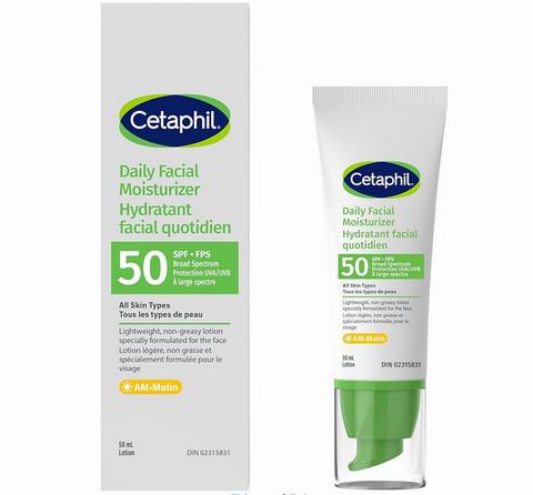 皮肤科医生推荐！Cetaphil丝塔芙 保湿面霜 SPF 50  50毫升  13.49加元（原价 17.49加元）