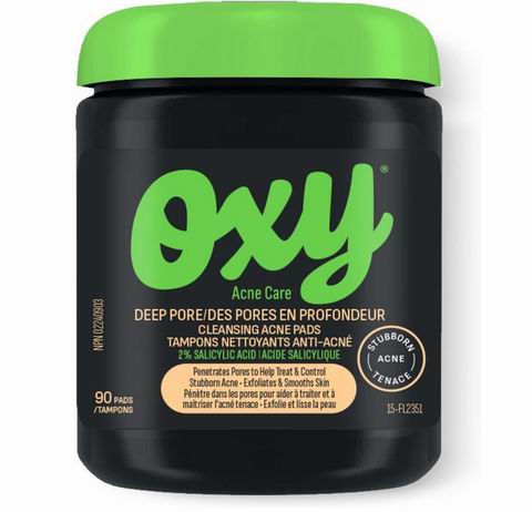 OXY 三效水杨酸棉祛痘棉片 90片  8.06加元!祛痘收缩毛孔光洁皮肤