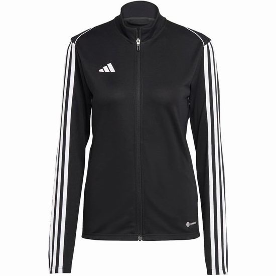  白菜价！adidas TIRO23 三条杠 男式训练夹克2.6折 20.41加元起！