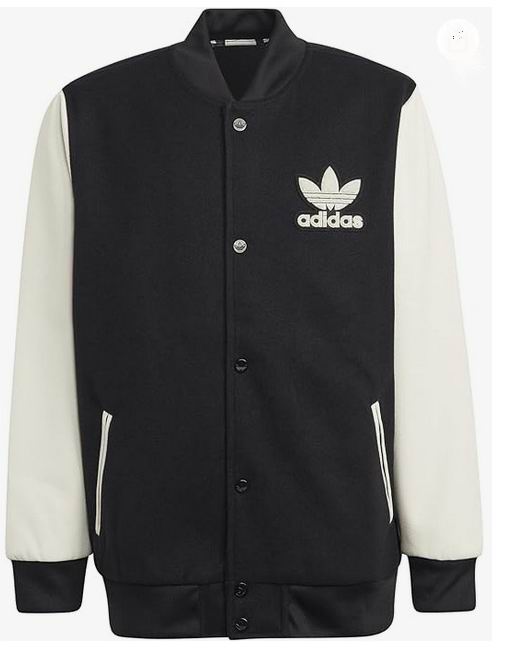  白菜价！Adidas Originals 男童三叶草夹克 29.12加元（原价 120加元，M码）