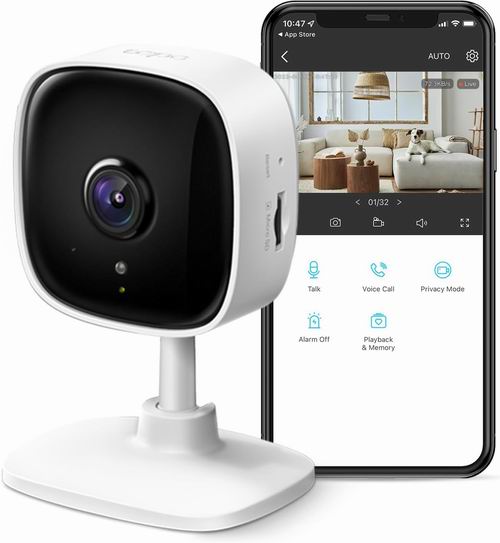  历史新低！TP-Link Tapo 2K超高清无线室内安全摄像头6.2折 24.99加元！