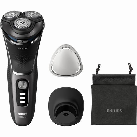 历史新低！Philips 飞利浦 S3242/12 干湿两用电动剃须刀7.6折 64.95加元包邮！