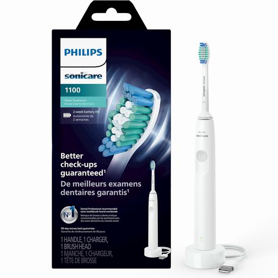 历史新低！Philips 飞利浦 HX3641/02 声波电动牙刷 24.99加元！