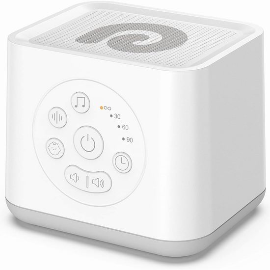 Dreamegg 21大自然声音摇篮曲 快速入眠白噪音助眠器4.4折 15.95加元包邮！