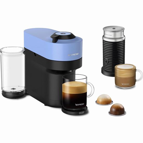  历史新低！De'Longhi 德龙 Nespresso Vertuo Pop+ 胶囊咖啡机+奶泡机套装4.1折 99加元包邮！