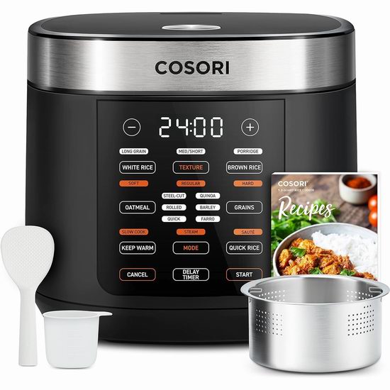  COSORI Micom 微电脑控制 18合一智能电饭煲7.9折 119.12加元包邮！