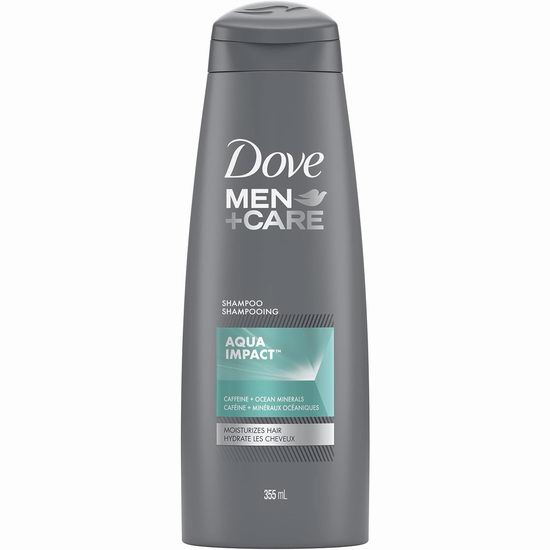  Dove 多芬 强化护理 男士洗发水1-4瓶装6.6折 3.97-13.05加元！