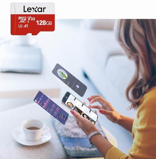  Lexar 128GB Micro SD闪存卡 17.99加元（原价 29.99加元）