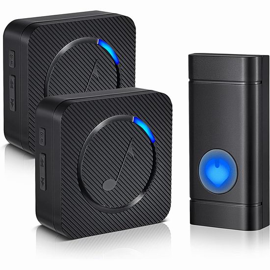  历史新低！PHYSEN 防水无线门铃2+1套装5折 14.99加元！