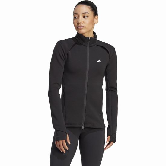  白菜价！adidas TRUEMOVE 女式训练夹克3.4折 27.75加元起！