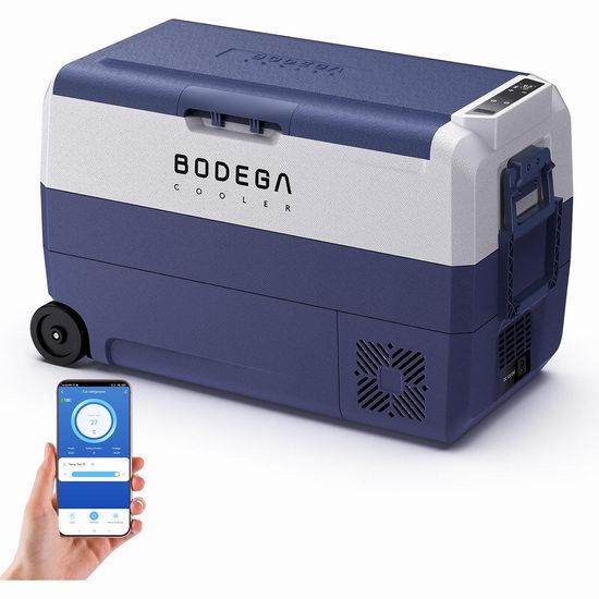  历史新低！BODEGACOOLER 53夸脱 WIFI智能 可冷冻 可家用 便携式车载冰箱5.3折 288.9加元包邮！