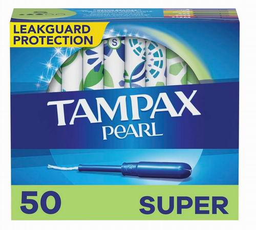  Tampax 丹碧丝 Pearl Tampons 珍珠系列卫生棉条50条 10.9加元（原价 13.49加元）