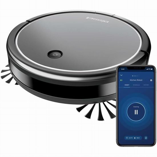  历史新低！BISSELL 必胜 EV775 Wi-Fi 智能扫地机器人4.8折 143.93加元包邮！