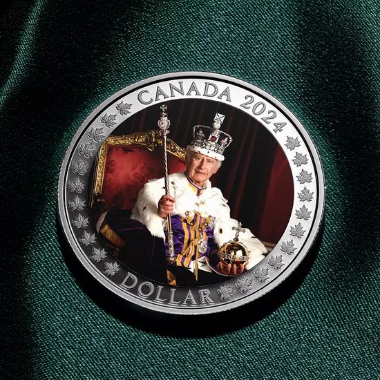 新品上市！查理三世国王加冕周年 彩色肖像 纯银纪念币 89.95加元！国王硬币6件套 26.95加元！