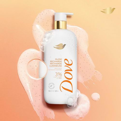  Dove 含3%亮白精华液和维生素C 去角质沐浴露  547毫升 9.47加元（原价 11.97加元）！4款可选