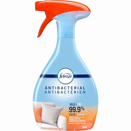  历史新低！Febreze 99.9%灭菌 织物清新剂（700毫升）6.8折 3.88加元！