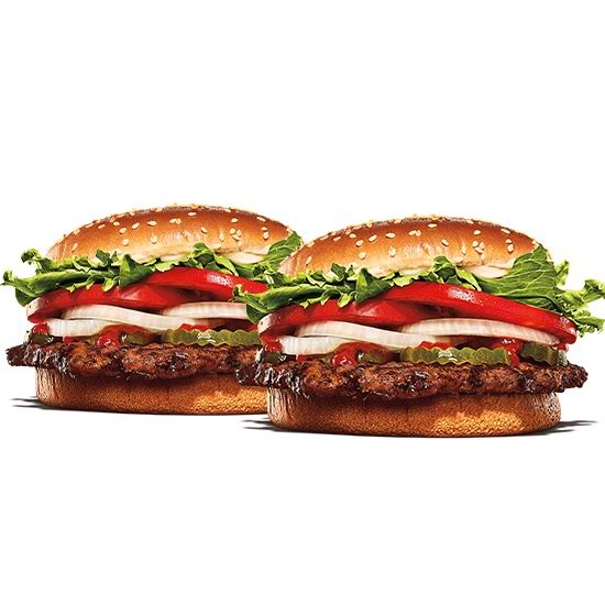 Burger King 汉堡王 母亲节闪购！Whopper汉堡及Jr.汉堡，买一送一！仅限5月12日！