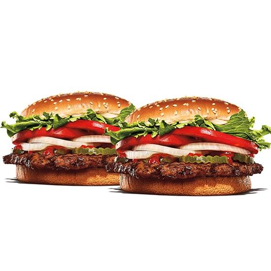  Burger King 汉堡王 母亲节闪购！Whopper汉堡及Jr.汉堡，买一送一！仅限5月12日！