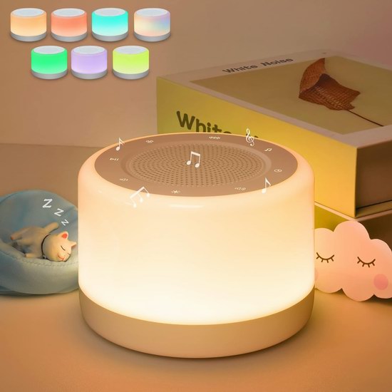  白菜价！历史新低！winshine 七彩夜灯 白噪音助眠器3.3折 9.99加元！