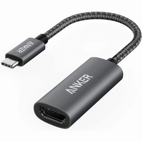  历史新低！Anker 手机投屏 USB C 转 HDMI 适配器3.9折 12.99加元！