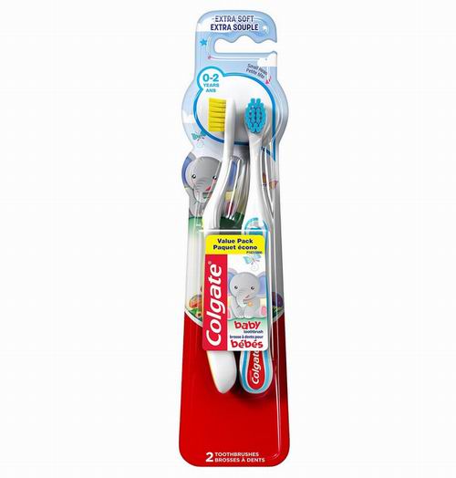  Colgate 高露洁宝宝牙刷2支 5.69加元！每支2.84加元